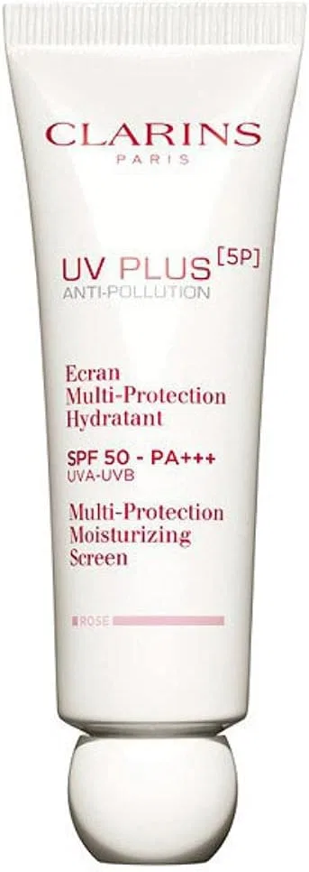 Солнцезащитный лосьон Clarins UV Plus 5P Moisturizing Multi-Day Screen Rose SPF50/PA+++ 50 мл