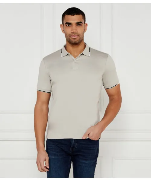 

Футболка поло Slim fit Calvin Klein, серый