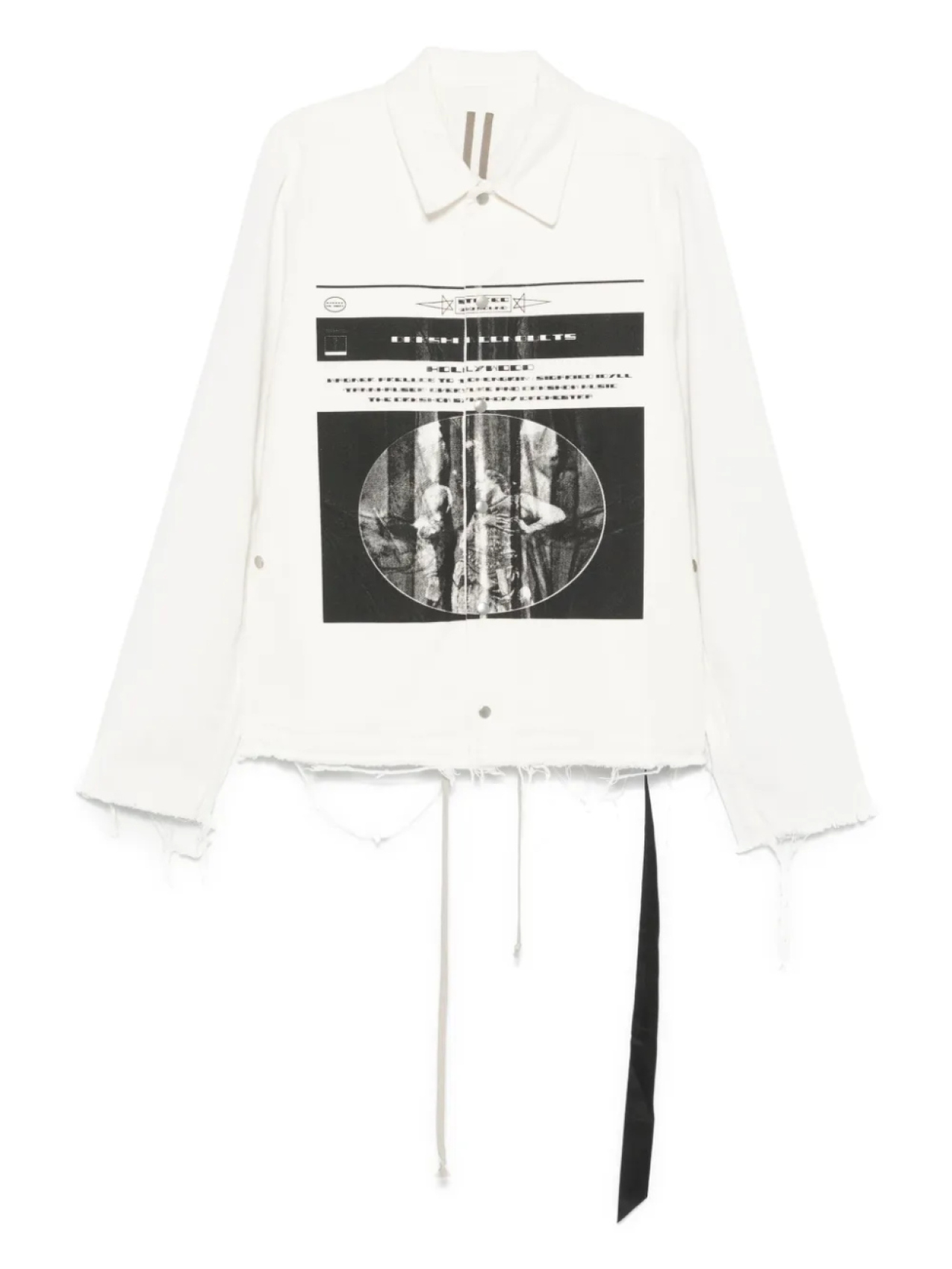 

Куртка на кнопках спереди Rick Owens DRKSHDW, нейтральный