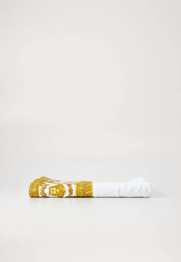 Банное полотенце, я люблю барочное полотенце Versace, White/Gold-Coloured — фото 3