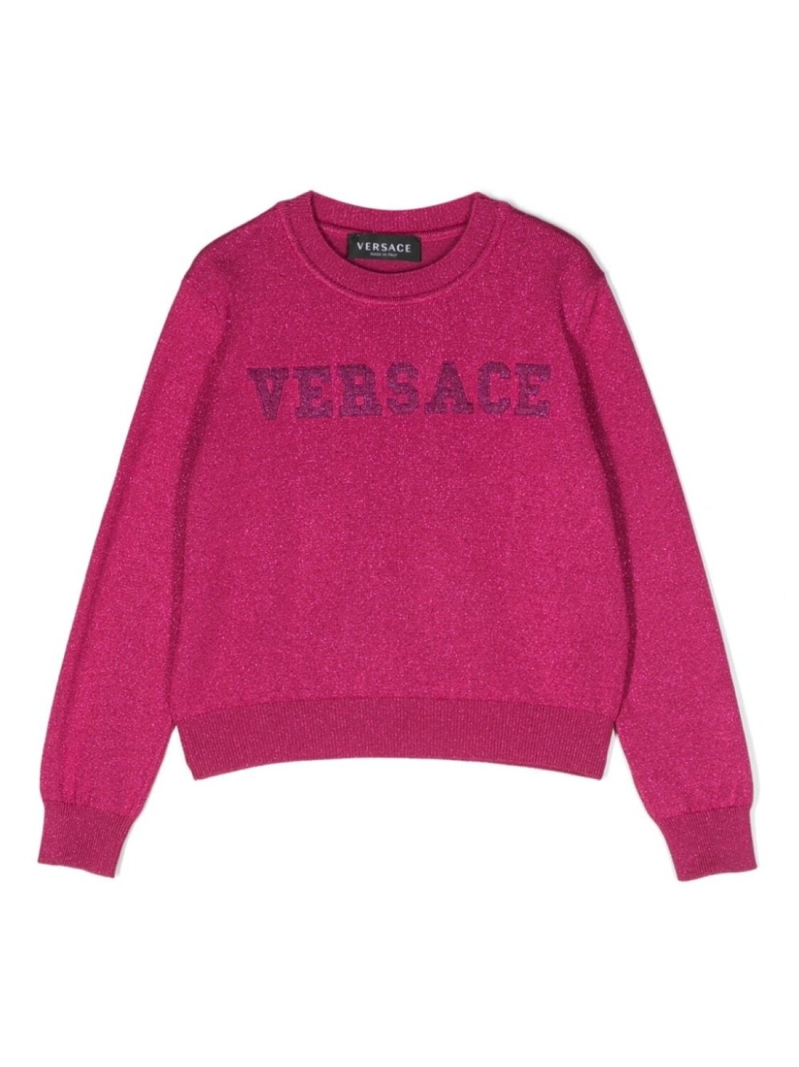 

Versace Kids джемпер с логотипом, розовый