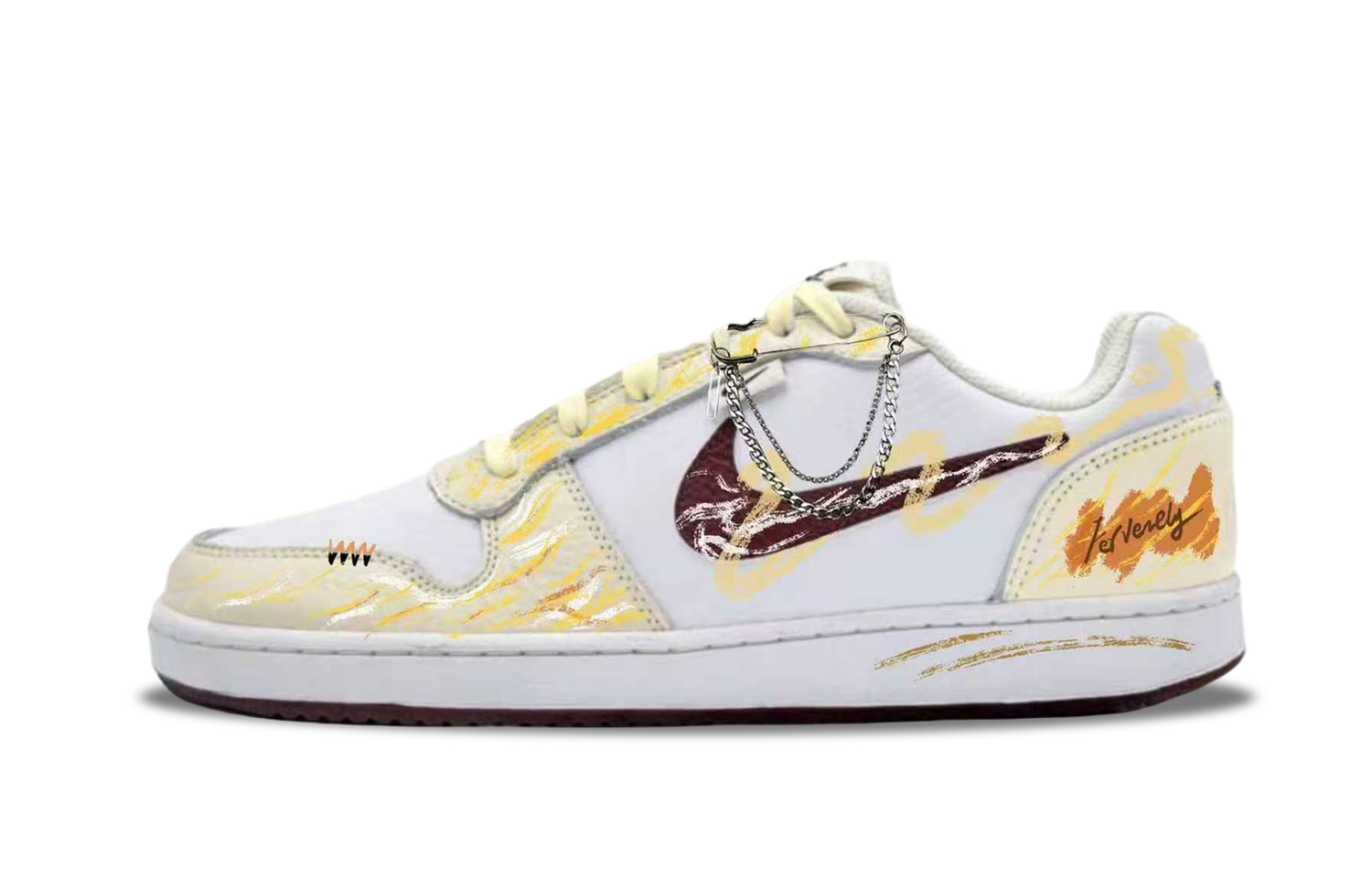 

Nike Eberson rice fragrance low top скейтборд обувь мужские yellow