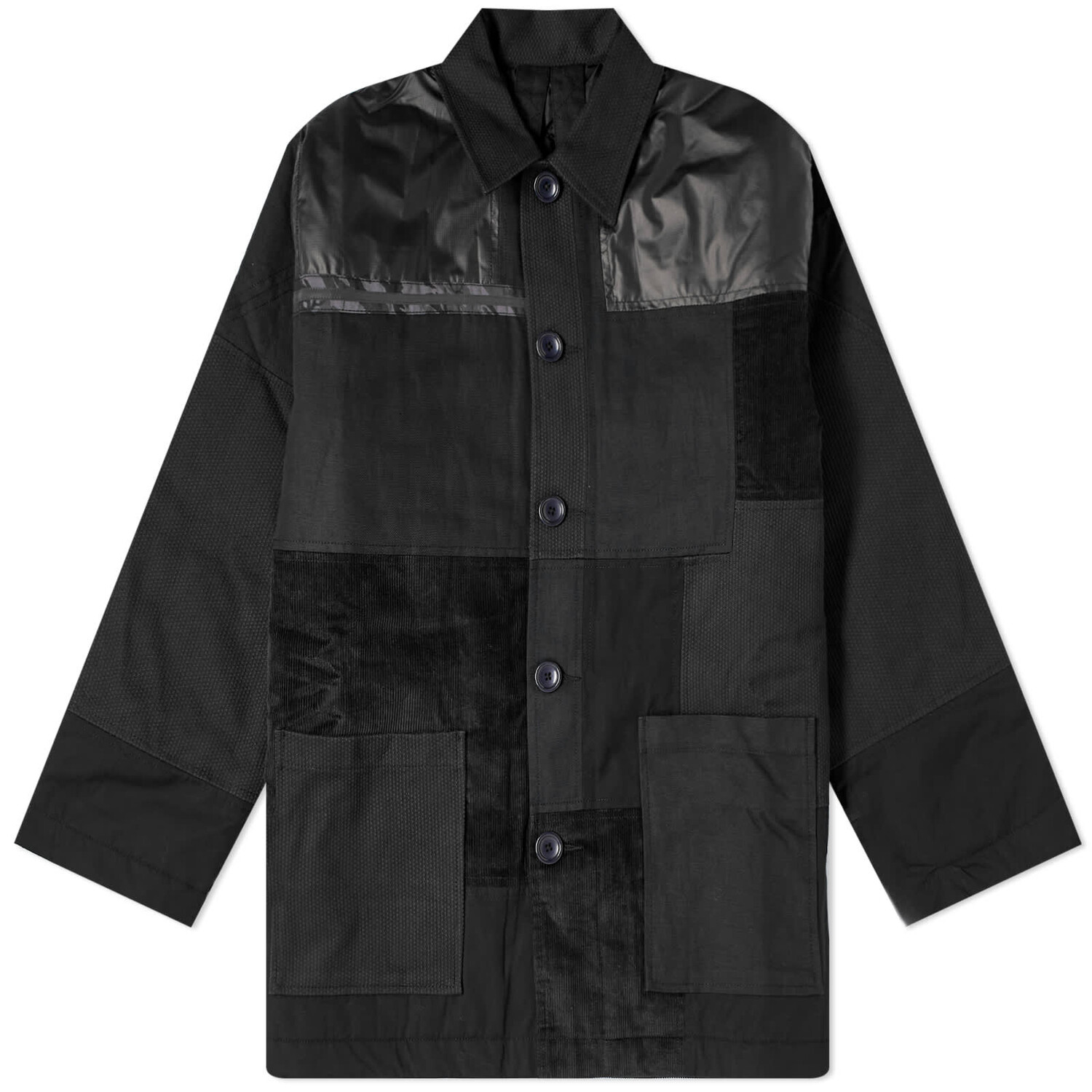 

Куртка Maharishi Patchwork Donkey, черный
