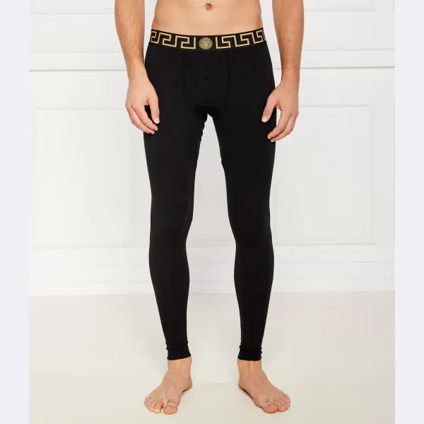 

Колготки узкого кроя Versace, черный