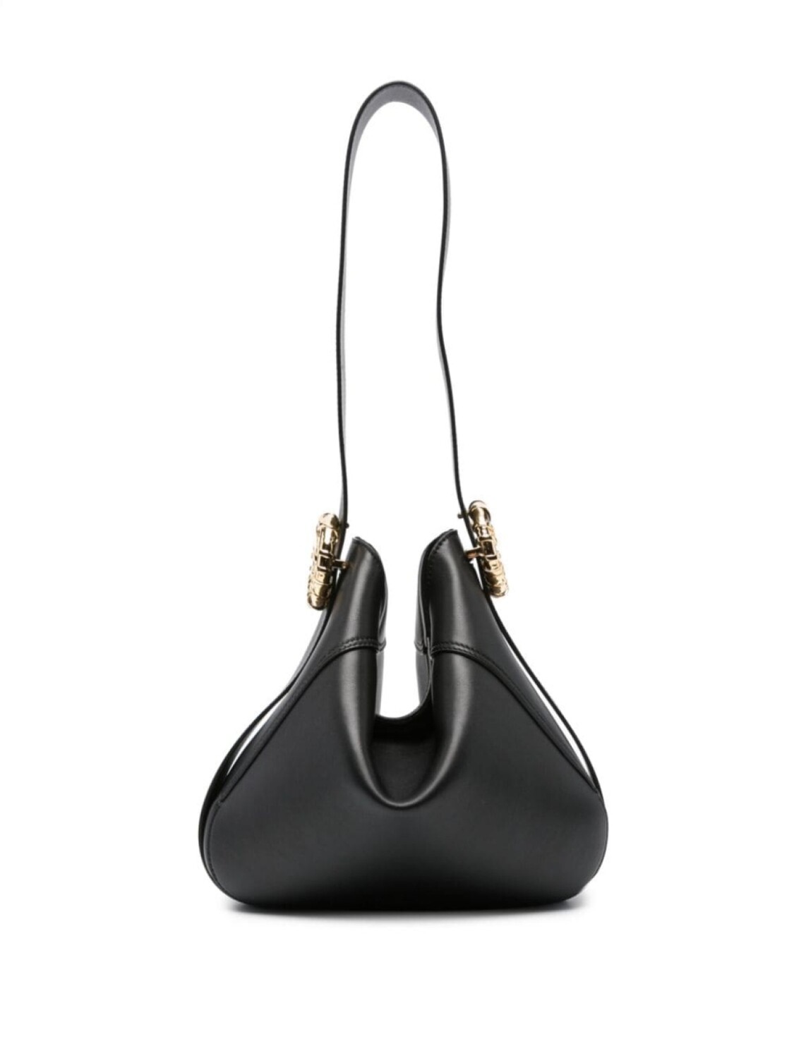 

Lanvin Melodie leather shoulder bag, черный