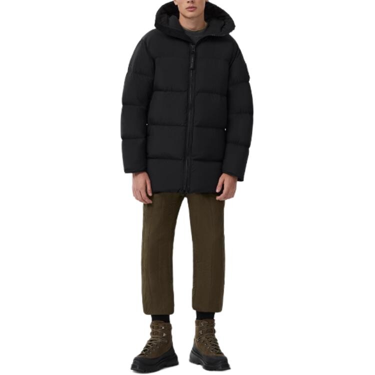 

Пуховик мужской черный Canada Goose
