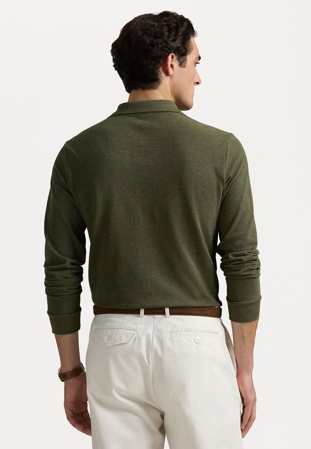 

Рубашка поло LONG SLEEVE Polo Ralph Lauren, темно-зеленый