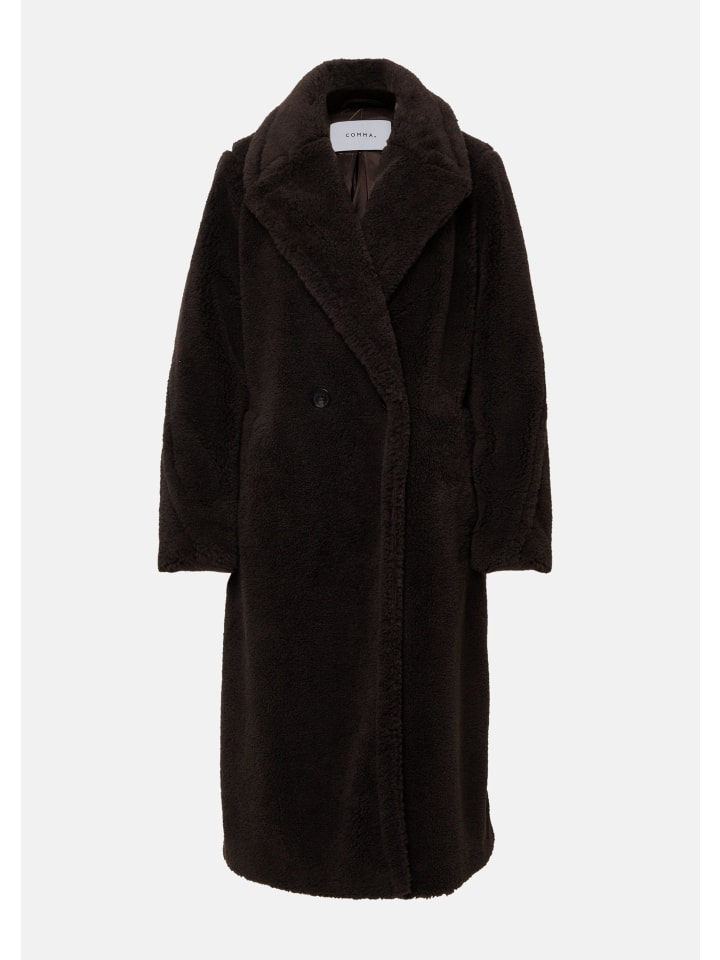 

Пальто уличное 8940_темно-коричневое comma