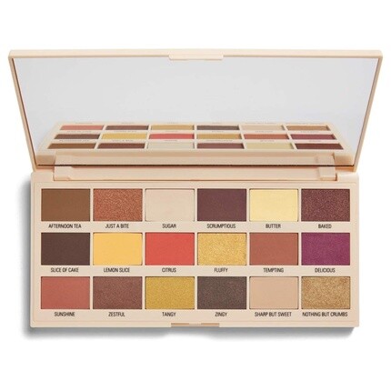 Палетка теней для век I Heart Revolution Lemon Drizzle Chocolate, I Heart Makeup — фото 2