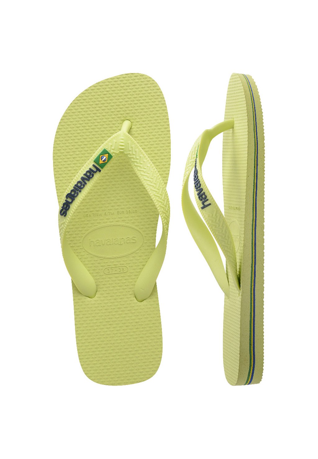 Шлепанцы BRASIL LOGO BUTTERCREAM UNISEX Havaianas, светло-зеленый — фото 3