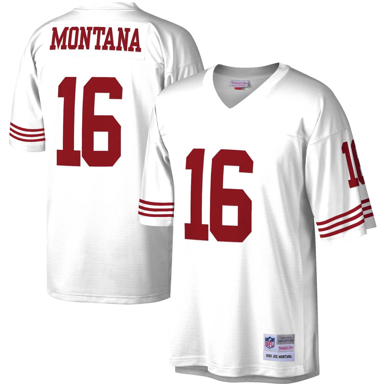 

Мужская белая майка Mitchell & Ness Joe Montana San Francisco 49ers Legacy Replica, Белый, Мужская белая майка Mitchell & Ness Joe Montana San Francisco 49ers Legacy Replica