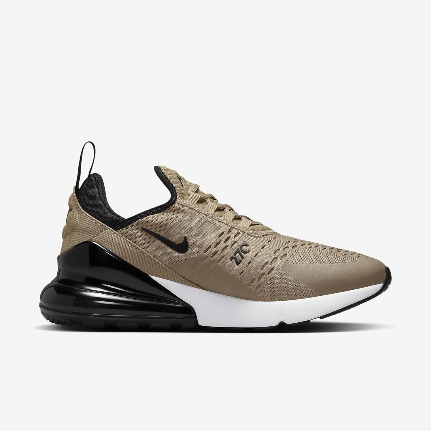 Мужские кроссовки Nike Air Max 270, белый/черный/хаки — фото 3