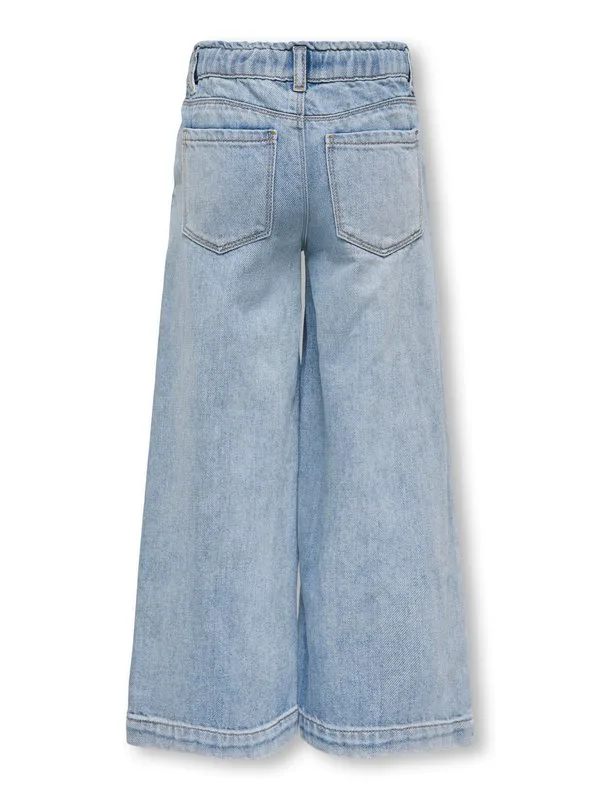 Расклешенные джинсы mit weitem bein kmgcomet weiter beinschnitt Only Mini, Light Blue Denim — фото 2