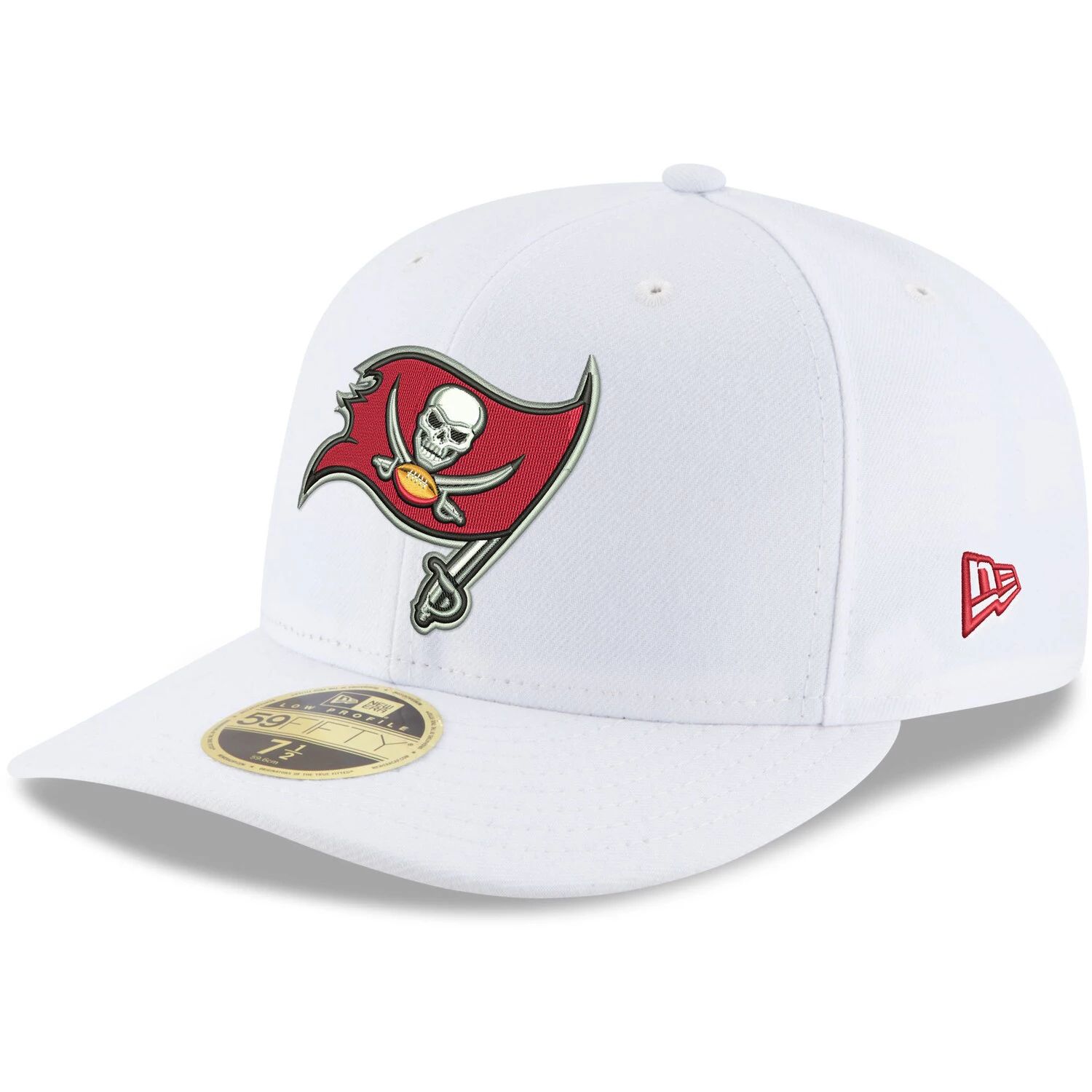 

Мужская бейсболка New Era White Tampa Bay Buccaneers Team Logo Omaha Low Profile 59FIFTY