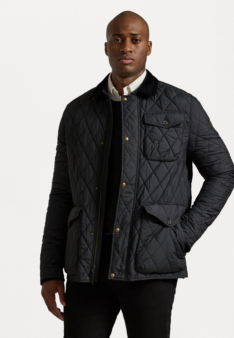 

Куртка Polo Ralph Lauren Big & Tall THE BEATON QUILTED JACKET, Black/Dark Blue