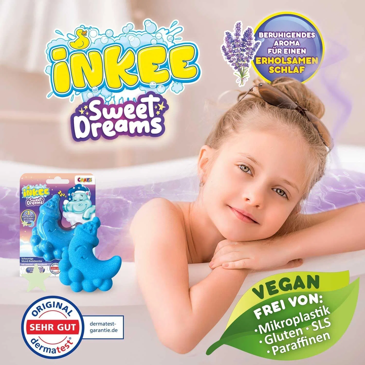 Набор бомбочек для ванны INKEE Foamy Moon Sweet Dream, 8 шт. Inkee — фото 4