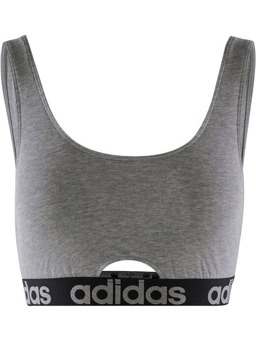 

Бюстье-Бралетт с круглым вырезом Adidas Sportswear, серый
