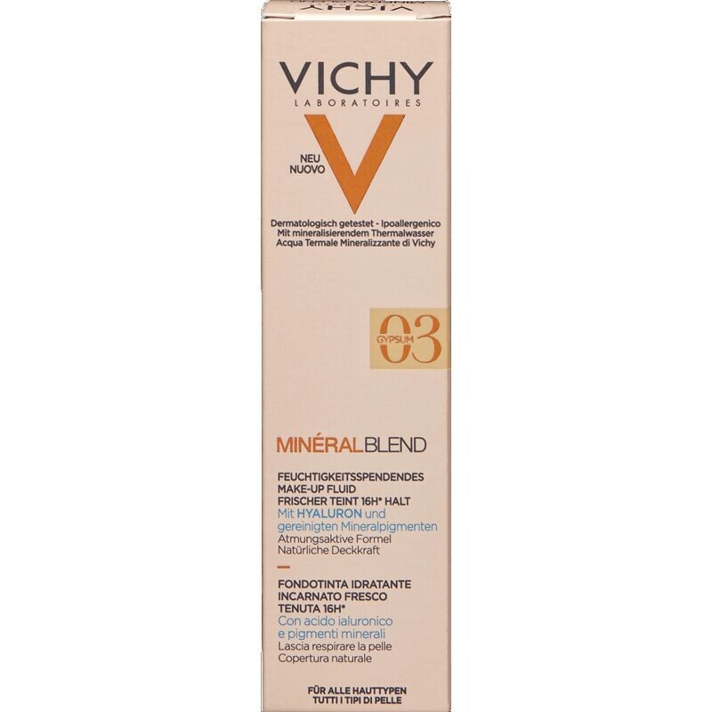 

MINÉRALBLEND увлажняющий флюид для макияжа 03 гипс VICHY, 30 ml