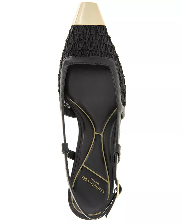 Женские туфли-лодочки Maxine с металлическим носком Kenneth Cole New York, черный — фото 4