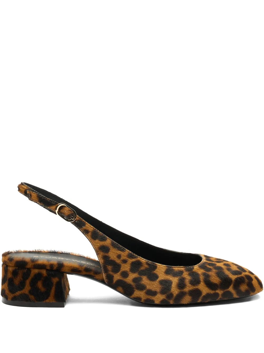 Туфли Maeve 35 с ремешком на пятке Stuart Weitzman, коричневый