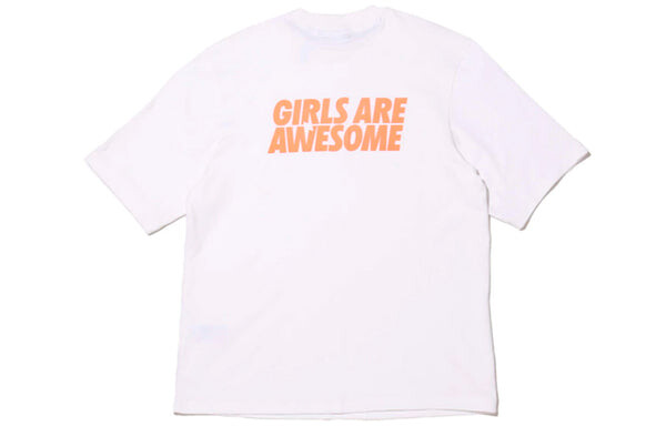 Футболка originals girls are awesome ss20 logo tee Adidas, белый — фото 2