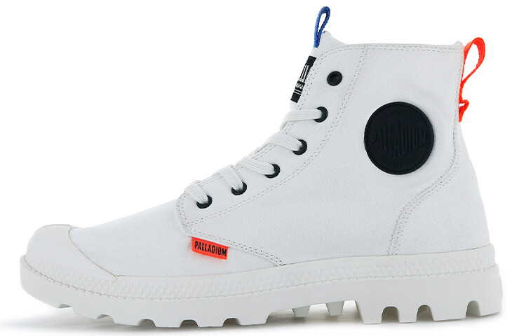 

Pampa Canvas Shoes Unisex High-top White Palladium