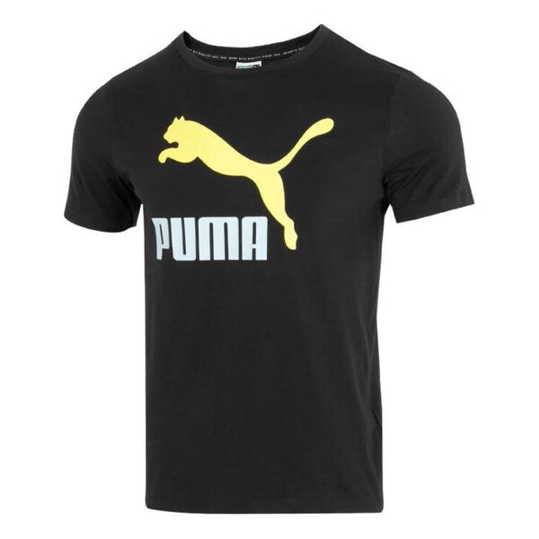 

Футболка classics logo t-shirt 'black' Puma, черный