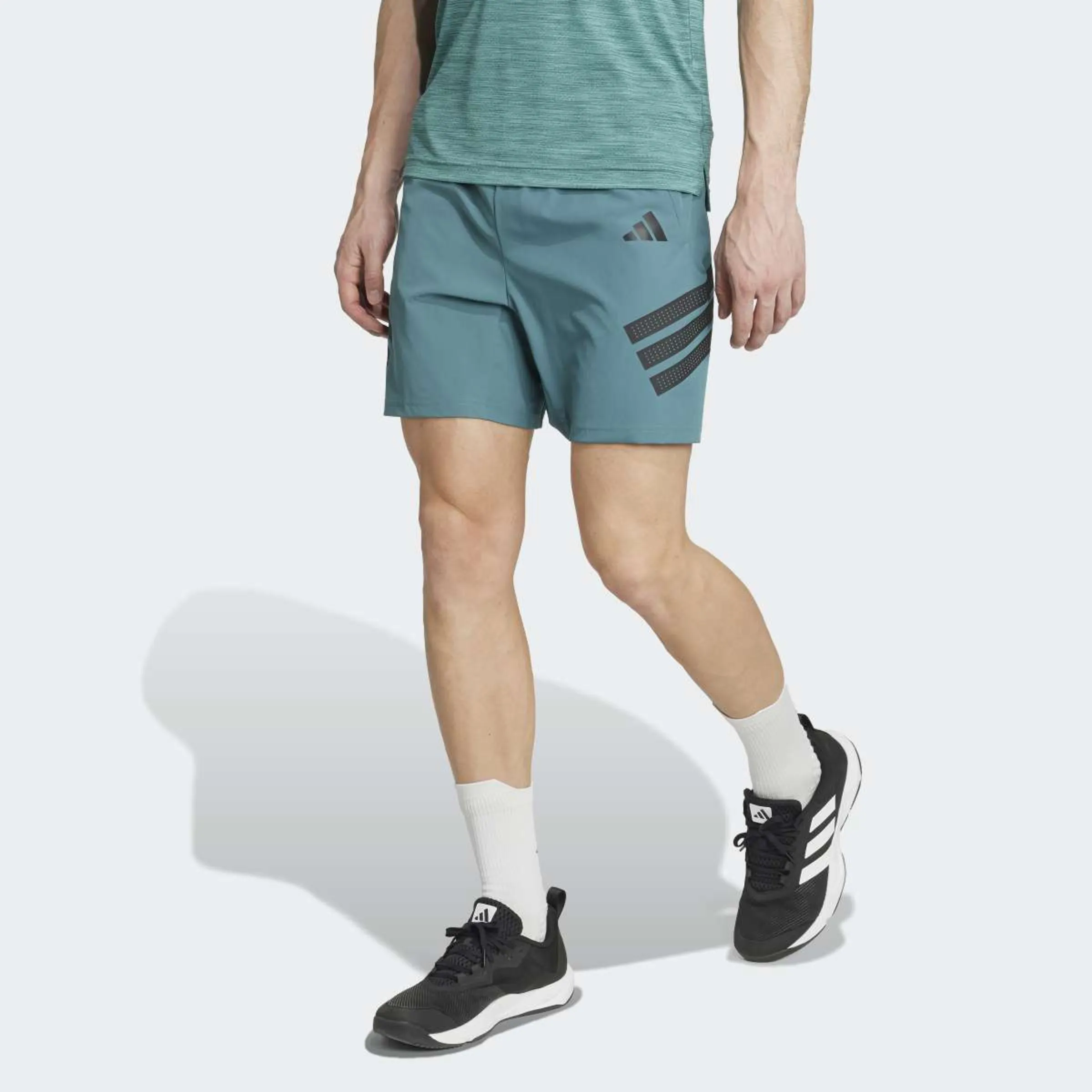 

Мужские шорты Icon 3 полоски Adidas, зеленый