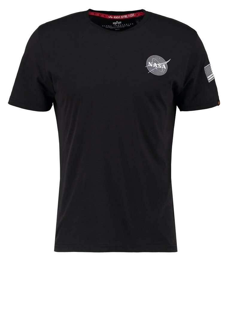 

Футболка с принтом Space Shuttle T Alpha Industries, черная