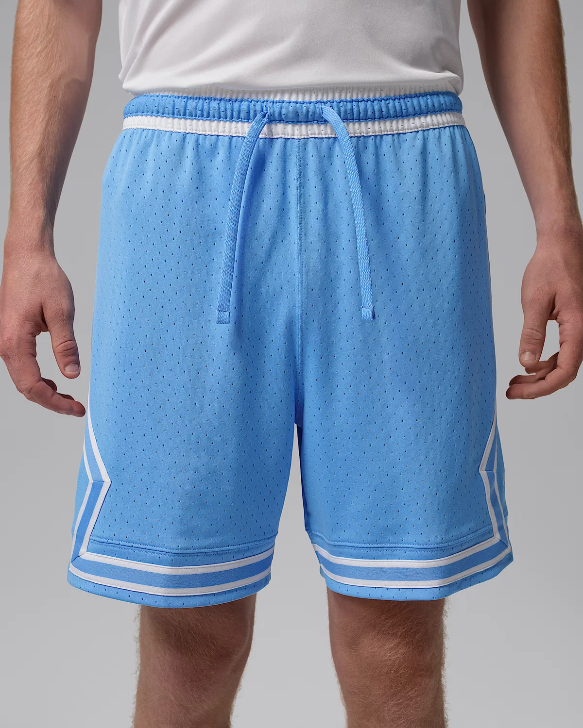 Мужские шорты Jordan Sport Dri-FIT Mesh Diamond, University Blue/White/White — фото 2