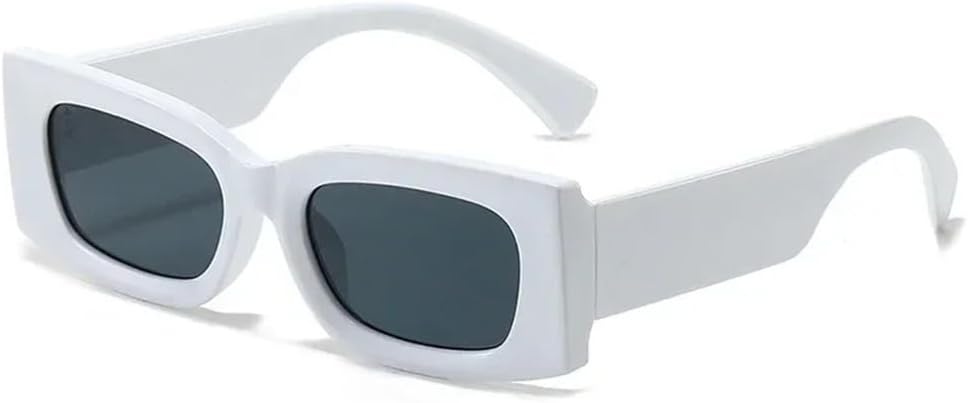 

Солнцезащитные очки конфетных цветов для женщин и мужчин с градиентным покрытием и защитой от УФ-излучения UV400 для путешествий на открытом воздухе и вождения UYPTK, White Black