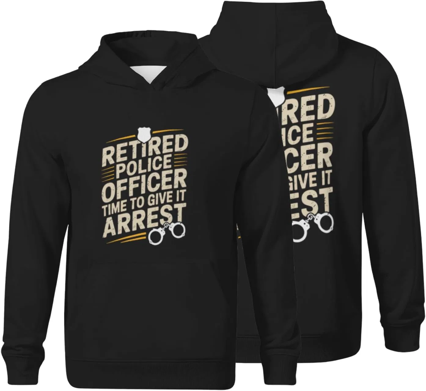 Детская худи с капюшоном Police Officer, HEAPPER, белый