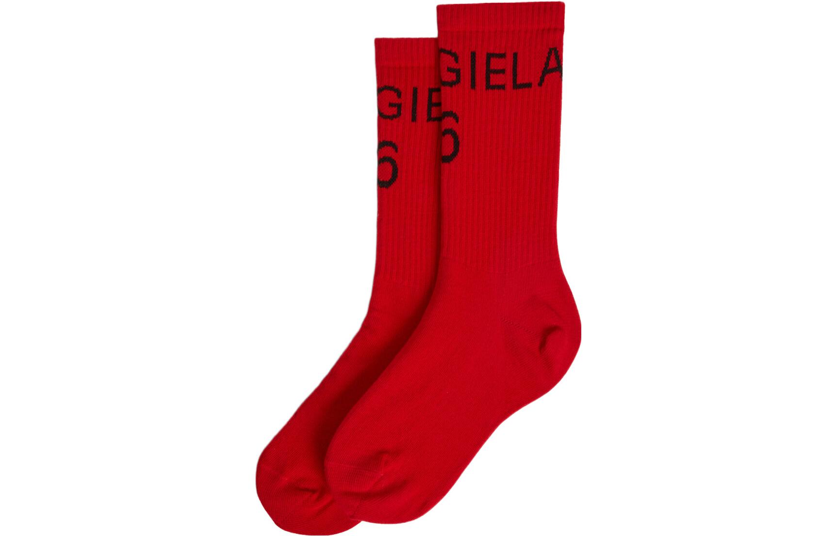 

Женские носки Mid-Calf MM6 Maison Margiela, 1 pack (красный)