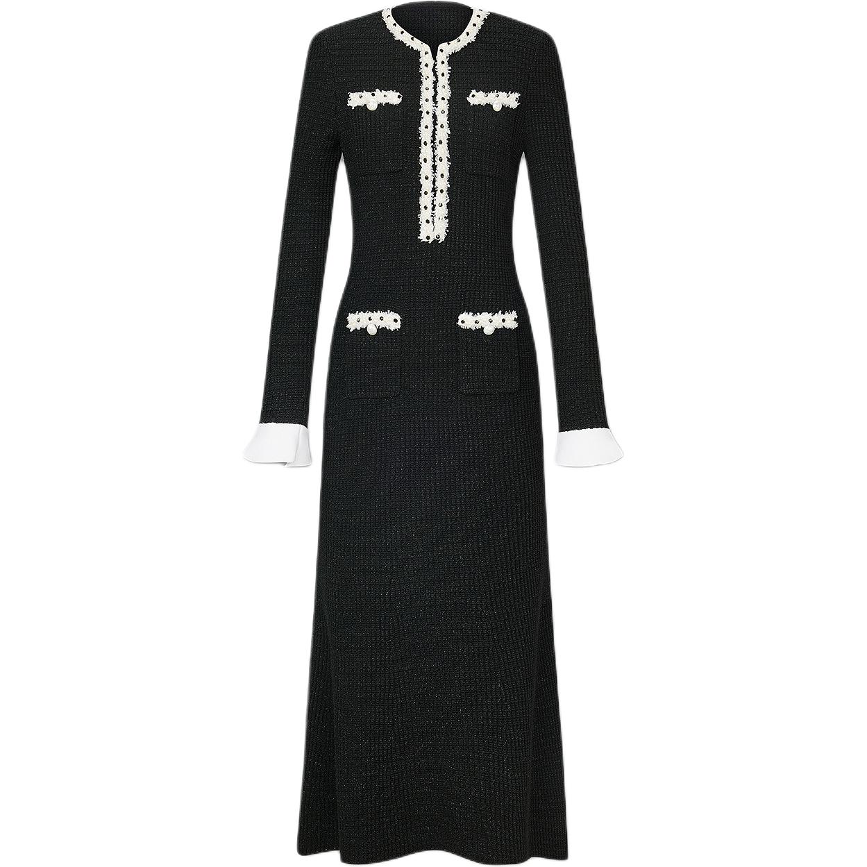 

KARL LAGERFELD / Karl Lagerfeld Jeans Длинное платье с длинными рукавами KARL LAGERFELD черное