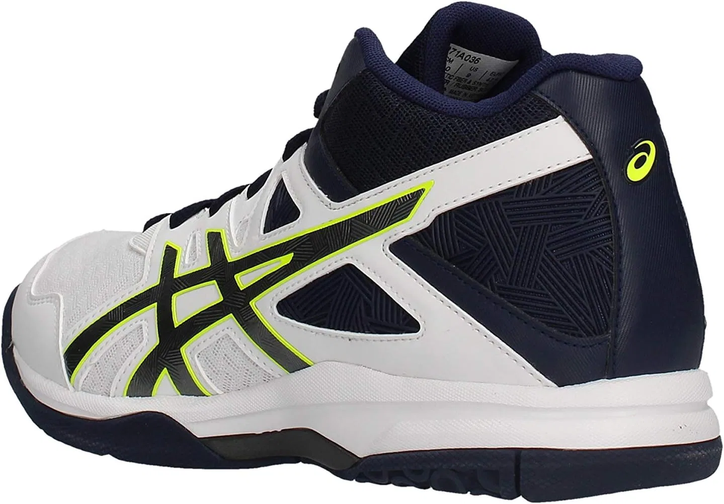 Мужские кроссовки ASICS Gel-Task Mt 2 для игры в помещении, White — фото 2