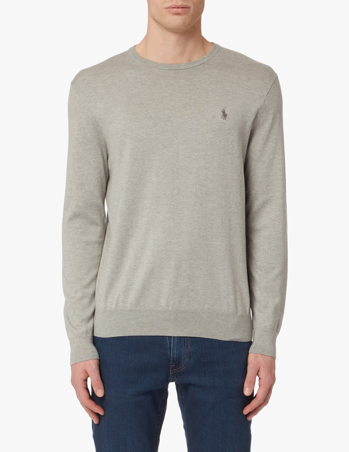 

Хлопковый свитер с v-образным вырезом Ralph Lauren, цвет Andover Heather