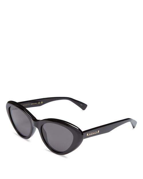 

Солнцезащитные очки «кошачий глаз», 54 мм Gucci, цвет Gray