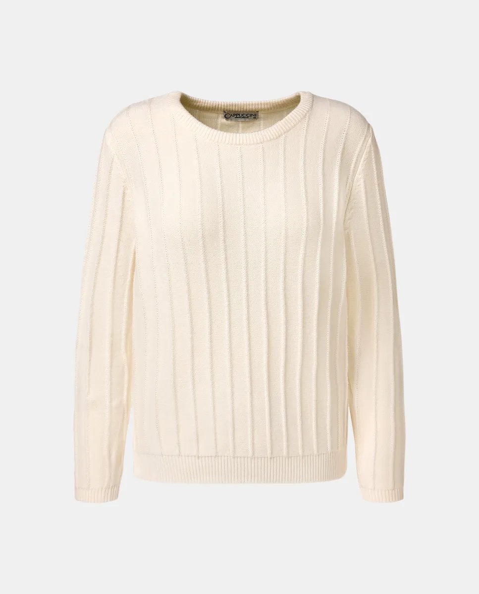 

Женский свитер с длинным рукавом однотонный Zermatt, бежевый