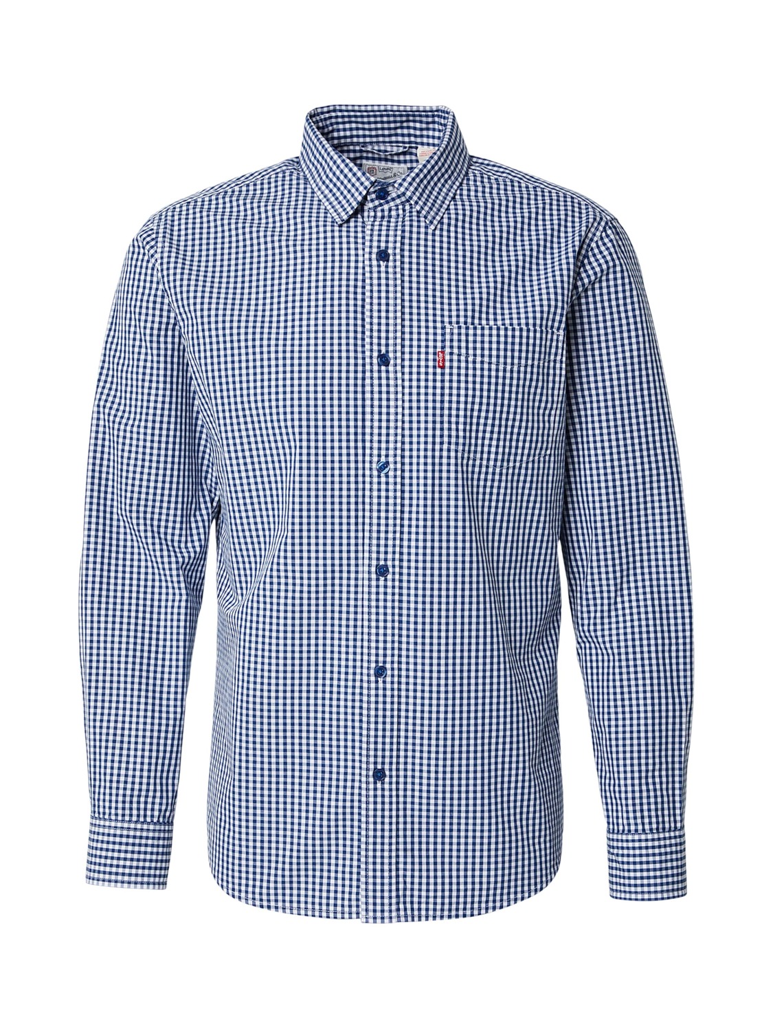 

LEVI'S Рубашка на пуговицах 'SUNSET' в темно-синем цвете, Regular fit