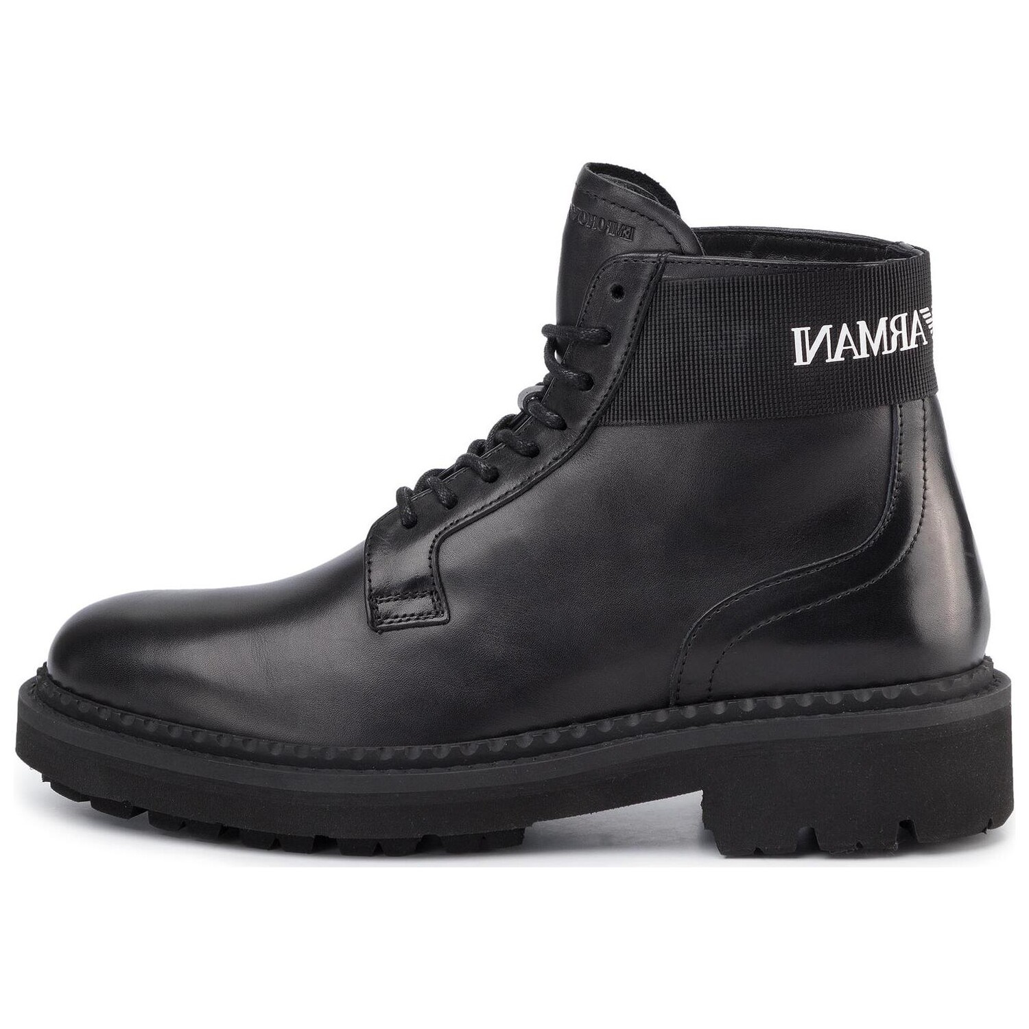 Ботинки мужские черные Emporio Armani