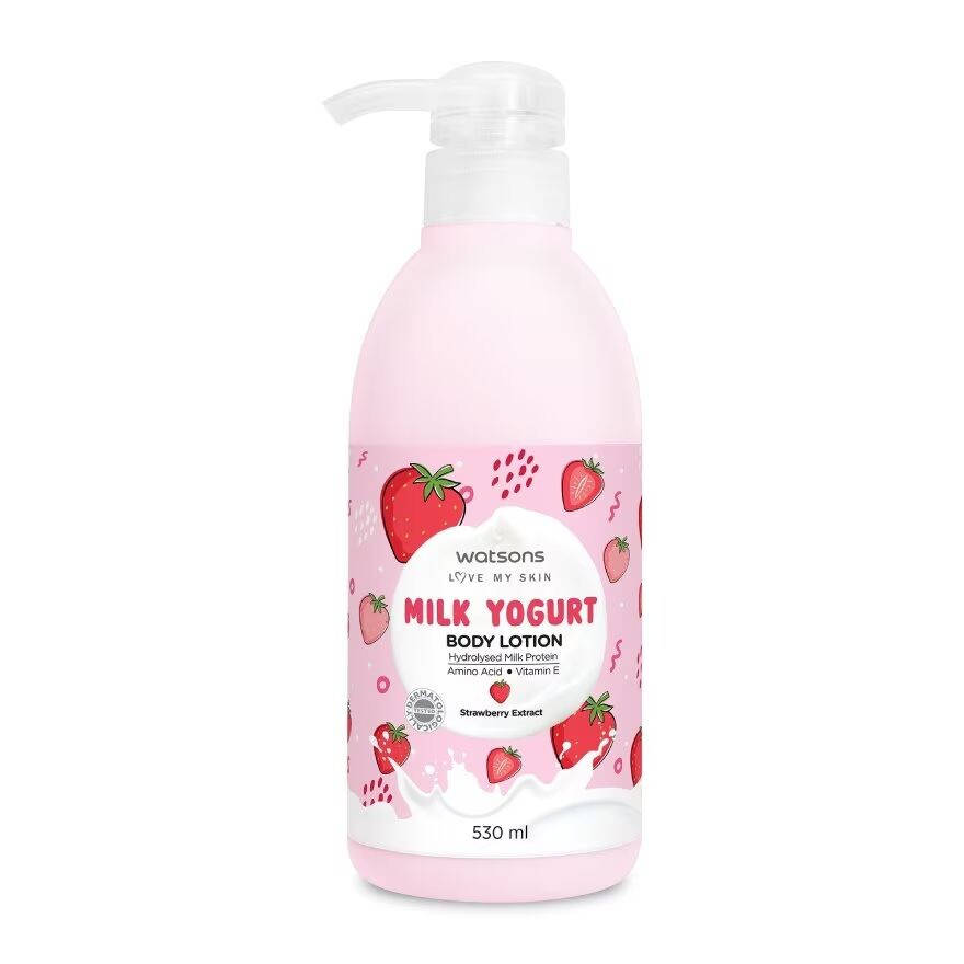 

Watsons Молочный йогуртовый лосьон для тела с экстрактом клубники 530мл, White
