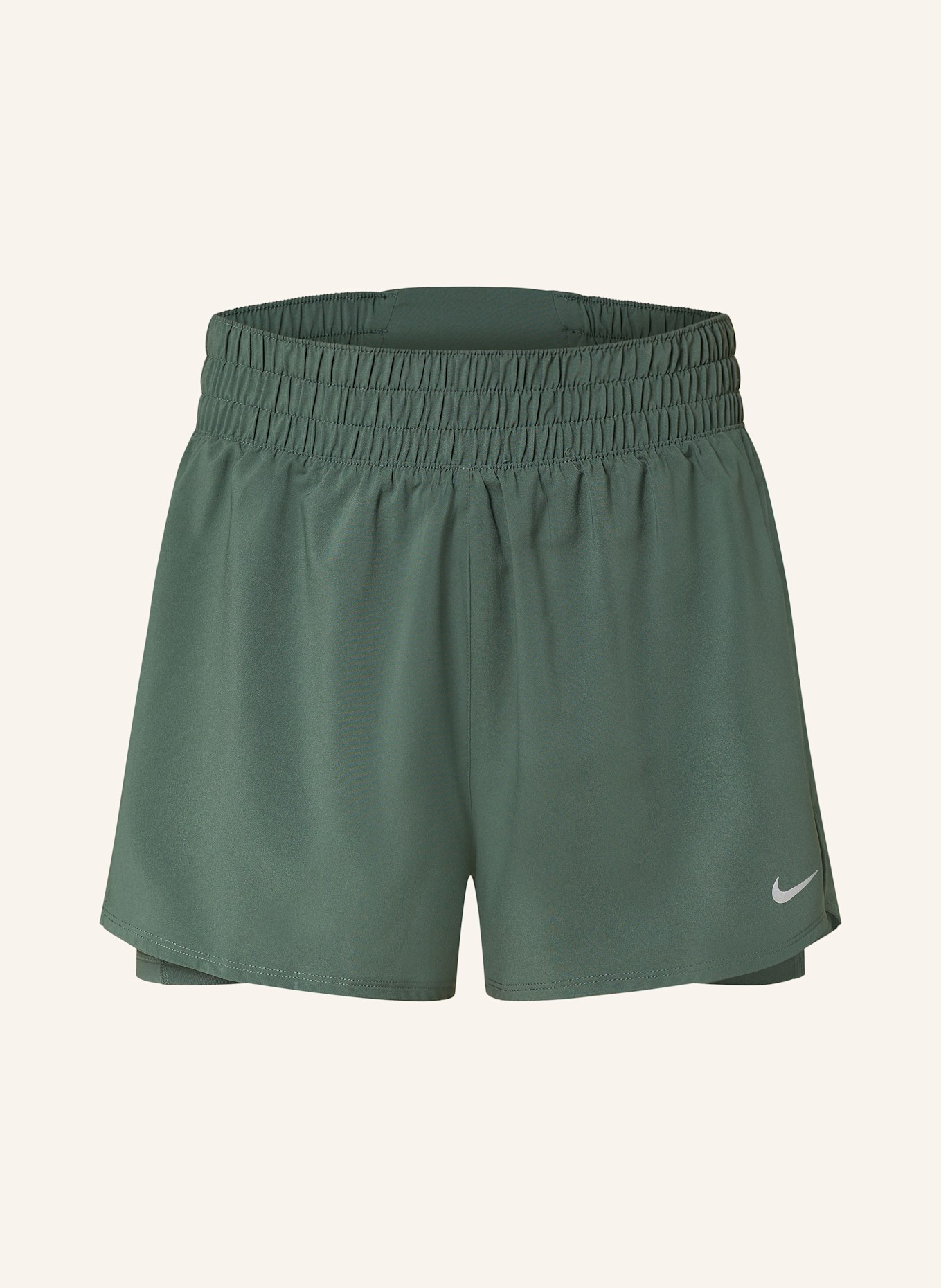 

2-В-1 тренировочные шорты dri-fit one Nike, зеленый