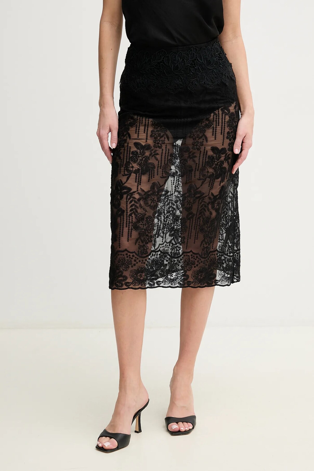 

Юбка Ermanno Scervino, черный