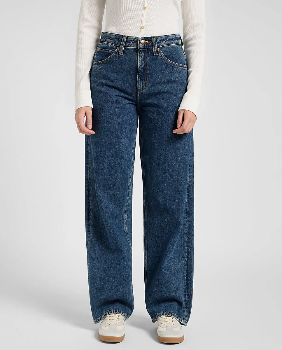 

Женские джинсы Vaquero relaxed Rider Loose с обычной посадкой Lee, синий