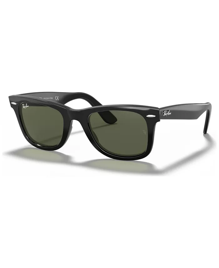 

Унисекс солнцезащитные очки с низкой переносицей, RB2140F ORIGINAL WAYFARER CLASSIC 54 Ray-Ban, черный