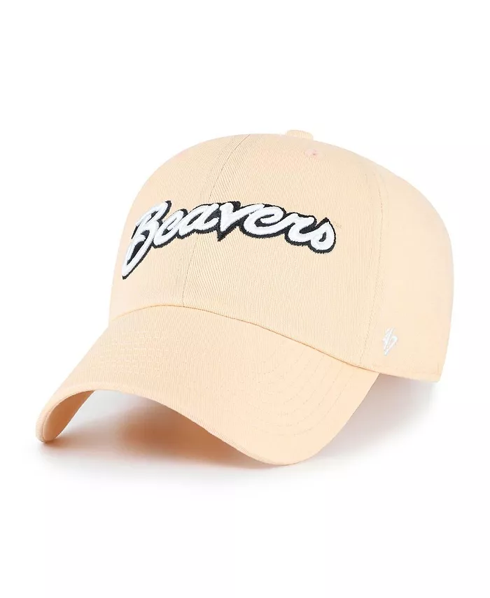 

Мужская кремовая регулируемая кепка Oregon State Beavers Clean Up '47 Brand