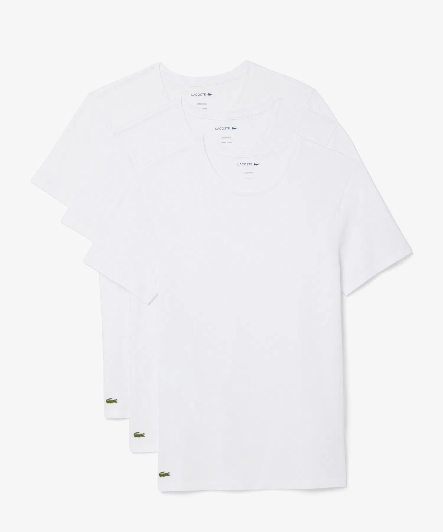 Мужская футболка LACOSTE Essential из хлопка белая