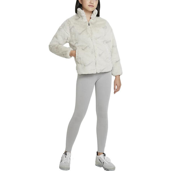 Куртка спортивная куртка из искусственного меха Nike, белый — фото 3