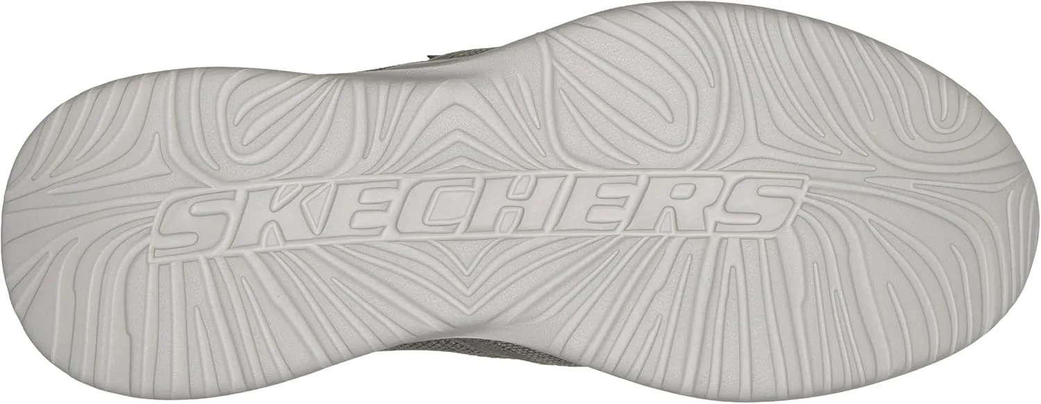 Мужская спортивная одежда Skechers Norlan - Philip, лоферы вязаные на двух резинках в поставке петлей на пятке, серый — фото 2