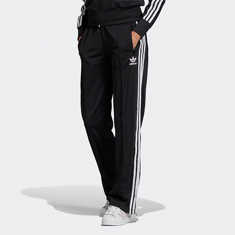 Трикотажные спортивные штаны Firebird женские черные Adidas Originals — фото 3